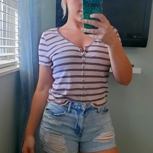 American eagle striped shirt